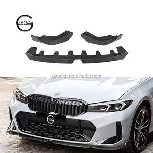 Labio delantero G20 MP para BMW 3 series G20 G28 2023 2024 LCI labio divisor de parachoques delantero de fibra de carbono divisor de parachoques delantero