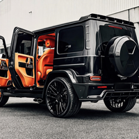 Jantes monobloc Yufei forgées 22/23/24 pouces 5x130 à 20 rayons pour Mercedes G63 AMG W463A G550, finition noir brillant concave