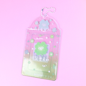 Portacarte in PVC morbido personalizzato trasparente con portachiavi nuovo <span class=keywords><strong>Kpop</strong></span> carino supporto per fotocopie 3D con foto di stelle personalizzate realizzate in plastica - Product Image 6