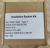 Kits de joints d'étanchéité et d'isolation haute pression 316G10+TES ASME B16.21 pour assemblages de brides anti-corrosion