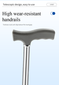 Nouvelle Canne Pliante 2026 pour Personnes Âgées, Aide à <span class=keywords><strong>la</strong></span> Marche en Alliage d'Aluminium, Hauteur Réglable, Capacité de Charge de 100 kg - Product Image 6