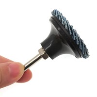 Disques abrasifs flexibles de haute qualité, 2 pouces, bleus, grain 40, à fixation Roll Lock, pour outils abrasifs et polissage