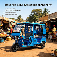 Véhicule Électrique à Trois Roues Tuk-Tuk, Taxi Passager Alimenté par Batterie, Durable pour l'Afrique du Sud, Toutes Terrains - Offre Spéciale