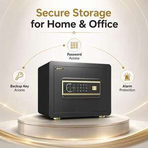 Caja Fuerte Electrónica Portátil, Económica, con Código Digital, para Dinero en Efectivo, Joyas, para el Hogar, Hotel u Oficina - Product Image 6