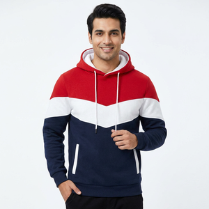 Sudadera con capucha para hombre con estampado en relieve, diseño único, elegante y a la moda, con patrón sólido y técnica de teñido liso para el invierno. - Product Image 1