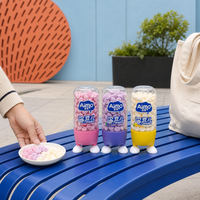 Aimo Fruity Baby Cookie Beans, poudre de protéines, probiotiques, collation saine pour enfants, goût sucré, texture semi-molle, 16g, boîte à gouttes