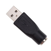 Adaptador convertidor USB 2,0 macho a hembra de 6 pines para PS2 PS/2, ordenador, PC, portátil, teclado, conector de ratón