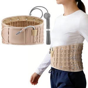 Ceinture de décompression lombaire médicale en cuir Fitease pour soulager la douleur, soutien du dos, traction d'air lombaire - Product Image 1
