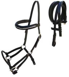 Premium <b>Leather</b> Horse Bridle Customizable Design 100% QC Inspected Equestrian Equipment Durable Tack HE0091 S/M/LXXL Poly Bag - Product Image 3