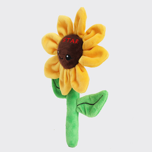 Peluche a Forma <span class=keywords><strong>di</strong></span> Girasole, Fiore Giallo con Stelo Verde, Regalo Perfetto per Compleanno, Festa della Mamma, Laurea, Tutte le Età - Product Image 1
