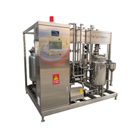 Pasteurisateur à plaques continu automatique à commande PLC, 1 tonne par heure, pour vin, vinaigre et aliments liquides