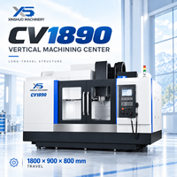 Centre d'usinage vertical CNC 3 axes robuste, commande FANUC, BT50, 24 outils ATC, machine de fraisage haute vitesse CV-1890 380V