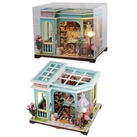 Jouet créatif DIY pour filles, maison de fleurs, modèle d'assemblage 3D fait main (Mary's Tailor Shop)
