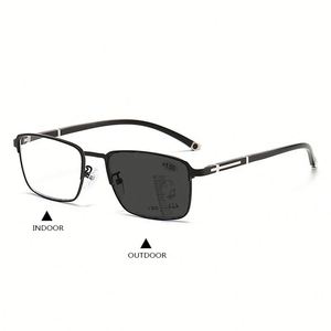 Gafas de Lectura Progresivas Multifocales Fotocromáticas Anti Luz Azul para Hombres de Negocios al por Mayor - Product Image 1