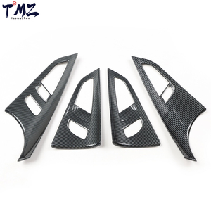 TMZ Carbon Look - Rivestimento Decorativo in <span class=keywords><strong>Plastica</strong></span> Anti-Graffio per Maniglia Interna Portiera, Accessori Auto per Interni, per Audi A7 2009-2018 (Guida a Sinistra) - Product Image 3