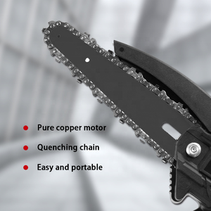 Scie à chaîne électrique industrielle Ananke Tools, qualité professionnelle, rechargeable au lithium, 550W, outil de coupe portable mini, OEM - Product Image 5