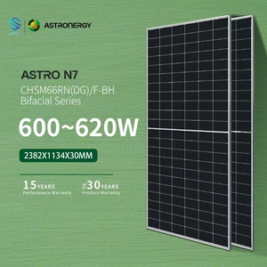 <span class=keywords><strong>CHINT</strong></span> CHSM66RN N7 Astro (DG)/F-BH แผงโซลาร์เซลล์แบบสองหน้า600W 605W 610W 615W 620W N-Type Topcon เซลล์132ลดราคา - Product Image 1