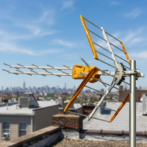 Antenna V Zenit HD UHF in Alluminio e Materiale ABS Modello 371490 (149222) - Product Image 3