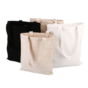 Fashion Cheap Reusable Packaging <b>Tote</b> <b>Bags</b> With Custom Printed Logo Plain White Blank Cotton <b>Canvas</b> Shopping <b>Bag</b> - Product Image 1