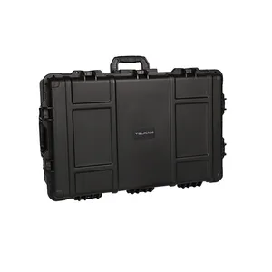 744627 Durable Plastic Protective Case Hard Protective Carrying Case with Wheels for Telecommunications Systems