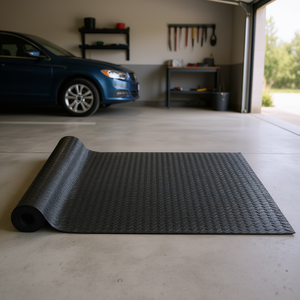 Tapis de sol de garage en PVC, épaisseur 2,5 mm, 17x3,6 pieds, texturés, antidérapants, pour voitures et abris, usage intérieur - Product Image 2