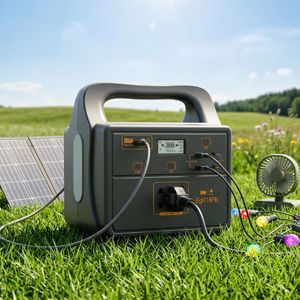 Generador de Energía Solar de 100W, Onda Sinusoidal Modificada, Estación Portátil de Emergencia para Exteriores, MPPT UPS con Arrancador y Almacenamiento de Energía - Product Image 5