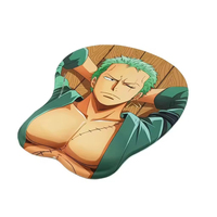 Tapis de souris Anime de dessin animé personnalisé en Silicone 3D personnalisable tapis de souris repose-poignet de conception originale pour homme
