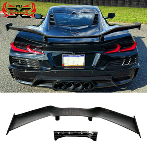 Aileron arrière en fibre de carbone de style Z06 pour <span class=keywords><strong>Chevrolet</strong></span> <span class=keywords><strong>Corvette</strong></span> C8, aileron de coffre, kit carrosserie - Product Image 1