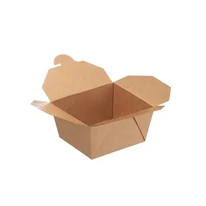 अनुकूलित खानपान गत्ते का डिब्बा पैकेज Bento फास्ट फूड कागज नाश्ता कंटेनर Biodegradable डिस्पोजेबल भोजन दोपहर के भोजन के बॉक्स