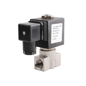 Vanne solénoïde à eau en acier inoxydable à action directe Yongchuang YCSM41, faible consommation d'énergie, débit élevé, grand diamètre, vanne de commande - Product Image 1
