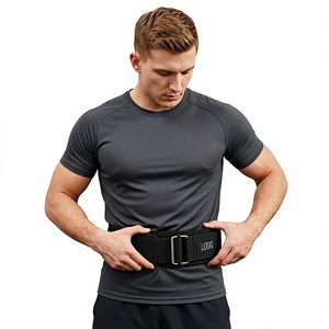 Ceinture de musculation réglable en nylon légère de qualité supérieure pour l'haltérophilie, soutien du dos, utilisation en salle de sport, unisexe - Product Image 1