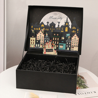 Boîte cadeau pliable personnalisée avec design explosif pour Noël et anniversaire, boîte à surprise photo 3D pop-up avec explosion