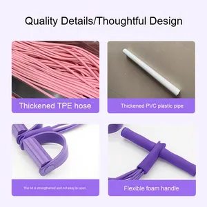 Jinkai, equipo de Fitness Abdominal para el hogar, tensor de Pedal de cuatro tubos, cuerda de tensión de Pedal de seis tubos, bandas de ejercicio de cintura adelgazantes - Product Image 2