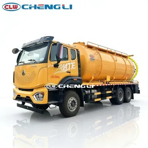 Camión de Succión de Aguas Residuales de 24000 Litros, HOWO 6X4 de Servicio Pesado, Tanque de Vacío de 12m3, Camión de Limpieza de Alcantarillado en Venta - Product Image 5