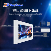 Pantalla LED para Interiores GOB/COB de 640*480 mm, P4, P3, P2.5, P2, P1.86, P1.53, P1.25, Video Wall a Todo Color para Tiendas y Negocios