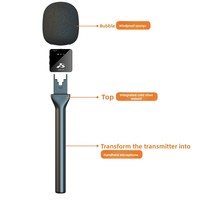 Microphone à perche portable pour usage extérieur, compatible DJI pour microphones cravate – Vente en gros usine