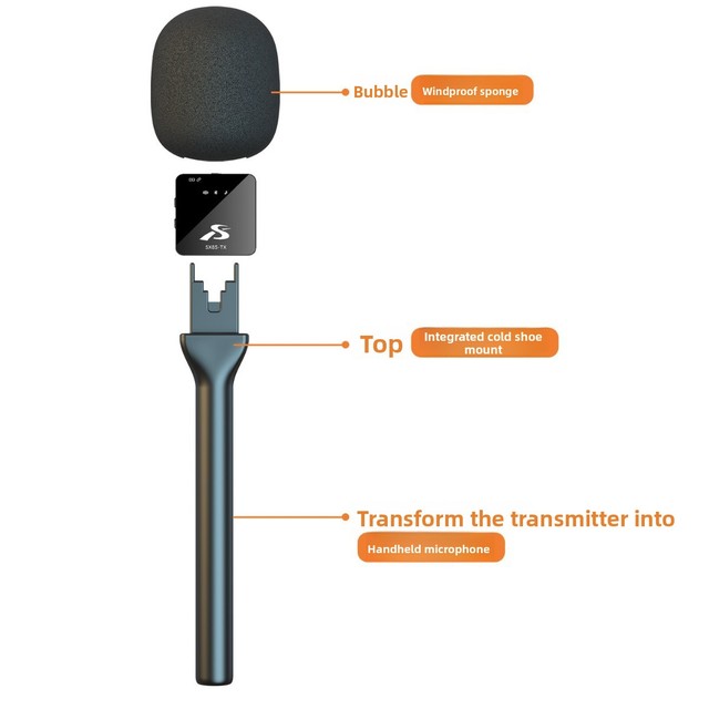 Factory Wholesales Handheld Boom Microphone Pole Outdoor Use Compatible DJI for Lavalier Microphones
