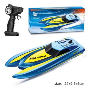 SJY-TX687 TX688 Barco RC 2.4G con Control Remoto, Resistente al Agua, Alarma de Batería Baja, 8km/h de Alta Velocidad, Juego Acuático, Juguetes de Verano - Product Image 6