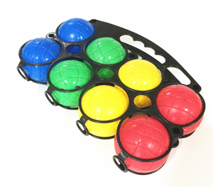 Ensemble de 8 boules de pétanque en plastique colorées, creuses et remplissables d'eau, pour la plage, le jardin, le pique-nique, les <span class=keywords><strong>jeux</strong></span> en <span class=keywords><strong>famille</strong></span> en plein air - Product Image 2