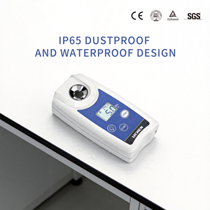 Harga Alat Ukur Brix Digital <span class=keywords><strong>Auto</strong></span> Refraktometer Desain Baru dari Produsen LACHOI, Rentang 0-53 Brix - Product Image 1