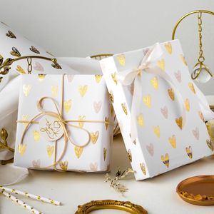 Valentine's Day <b>wrapping</b> <b>paper</b> Birthday <b>Wrapping</b> <b>Paper</b> Daily Gold Foil <b>Wrapping</b> <b>Paper</b> Golden Heart Copperplate <b>wrapping</b> <b>paper</b> - Product Image 1