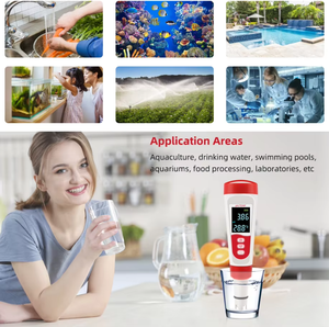 เครื่องวัดค่า <span class=keywords><strong>PH</strong></span> แบบพกพา ชาร์จไฟได้ หน้าจอ LED ขนาดใหญ่ ปากกาวัดค่า <span class=keywords><strong>PH</strong></span> รุ่น <span class=keywords><strong>PH</strong></span> -06 เครื่องวัดความเป็นกรดพร้อมไฟแบ็คไลท์ - Product Image 5