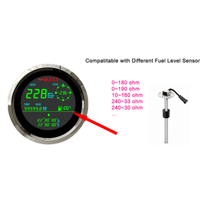 Nuevo Velocímetro Digital GPS VIT TLG85B 12V/24V IP66 a Prueba de Agua con Odómetro, Voltímetro y Medidor de Combustible de 85 mm - Product Image 5
