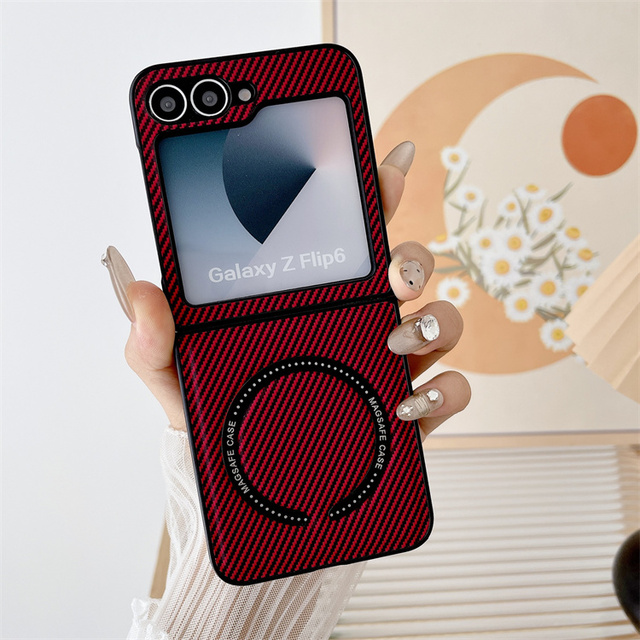 Factory Wholesale Magnetic Shockproof PU Phone Case Wireless Charge Cover for Tecno Phantom V Flip2 V Flip