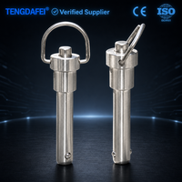 Goupille à bille à dégagement rapide fendue en acier inoxydable marin 316, diamètre de tête 5 mm, résistante à la corrosion, ODM OEM pour applications marines et extérieures