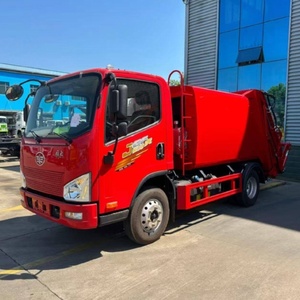 Camions à ordures à compression FAW de 4 mètres cubes pour la collecte des déchets - Product Image 1