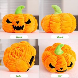 Chung đảo ngược bí ngô sang trọng, dễ thương Halloween tâm trạng chuyển đổi Thú nhồi bông ném Gối búp bê - Product Image 5