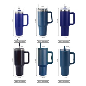 Gobelet de 40 oz avec logo personnalisé avec poignée <span class=keywords><strong>Tasse</strong></span> à vide en acier inoxydable 304 Gobelet à vide en acier inoxydable de 40 oz - Product Image 3