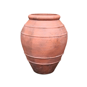 Pots de fleurs et jardinières en céramique écologiques de style rétro européen, vintage, rouille, pour usage au sol, taille et couleur personnalisées - Product Image 3