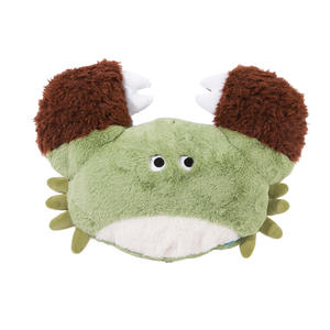 Almohada de Viaje Creativa en Forma de Cangrejo, de Poliéster, Portátil, para el Cuello, de Doble Uso, con Bolsa de Regalo, Menos de 1 Jin, con Diseño Animal - Product Image 1